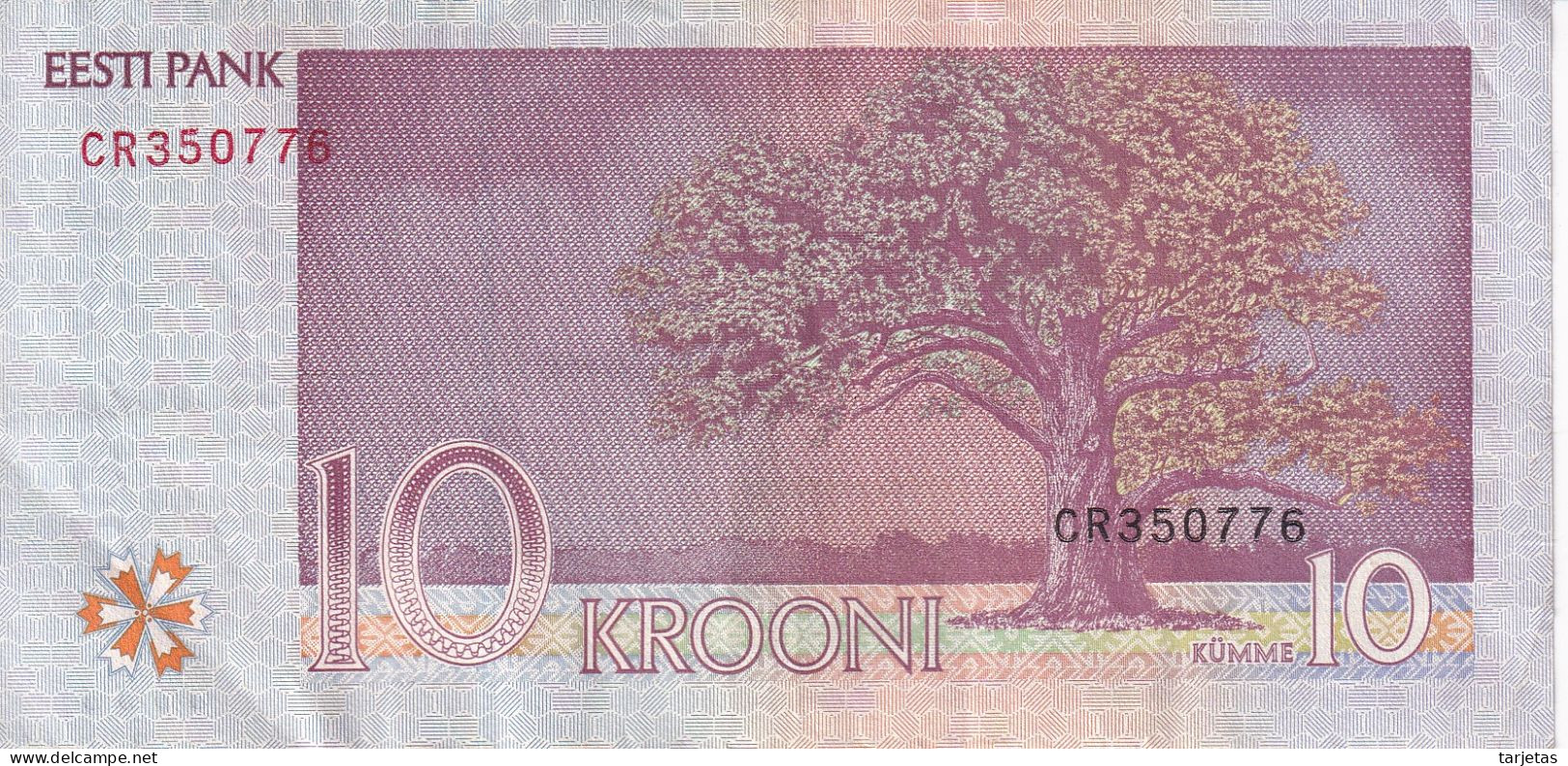 BILLETE DE ESTONIA DE 10 KROONI DEL AÑO 2006 (BANK NOTE) - Estonie