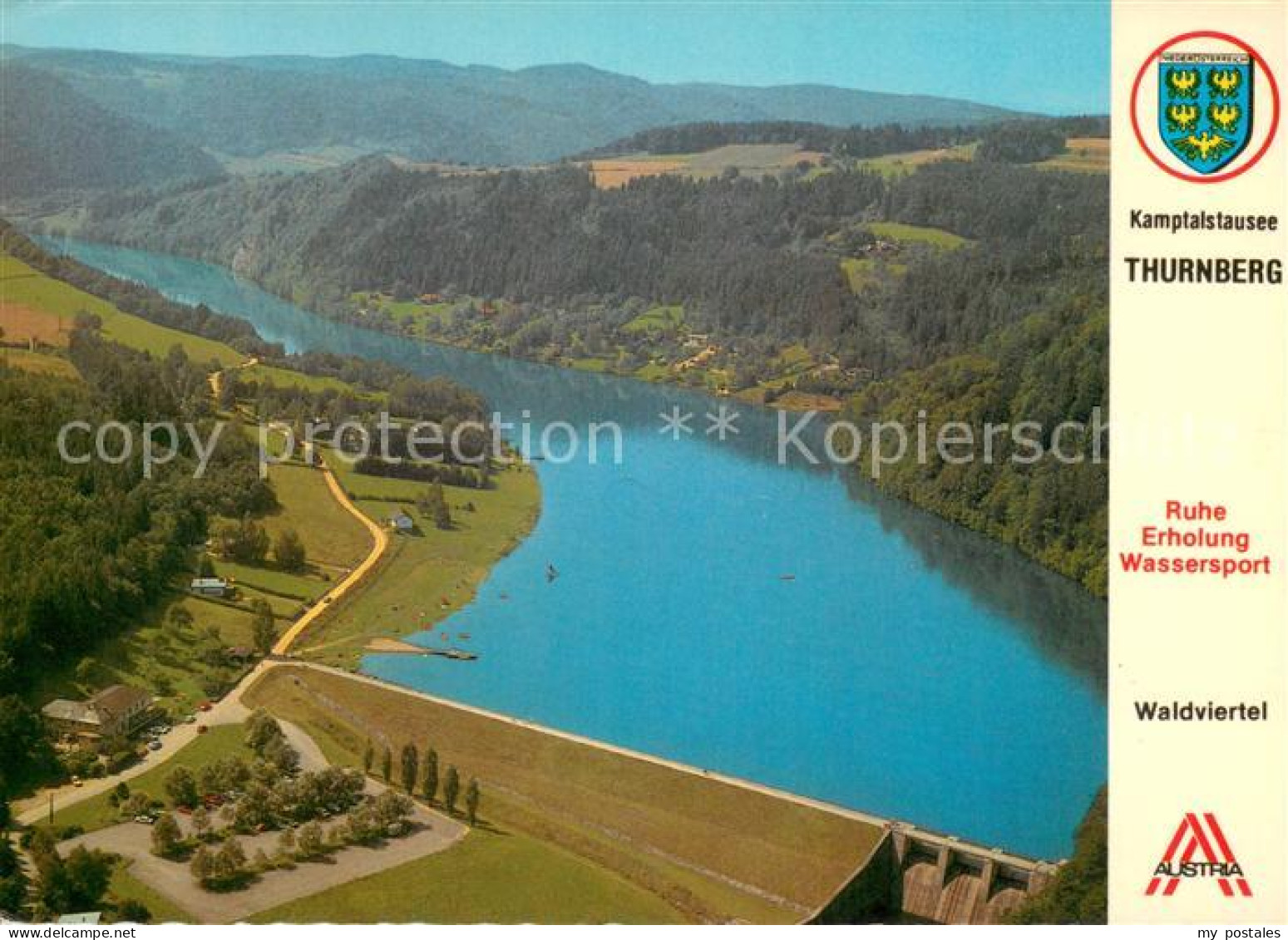 73707479 Idolsberg Krumau Kamp Kamptalstausee Thurnberg Waldviertel Fliegeraufna - Other & Unclassified