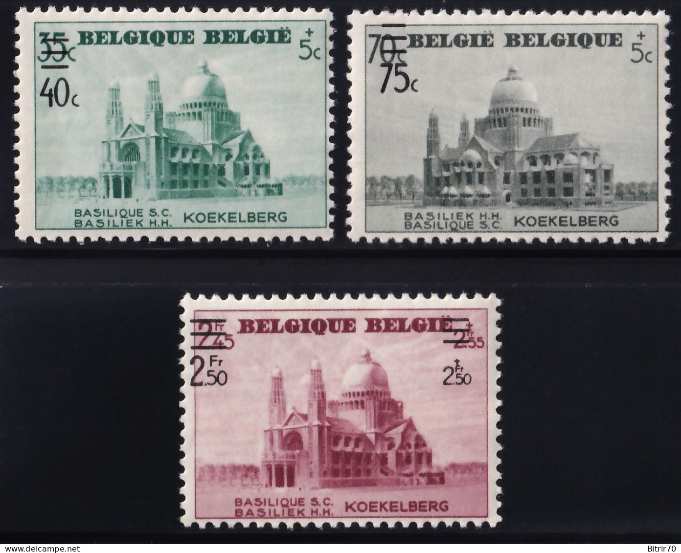 Belgica, 1938 Y&T. 481 / 483, MNH. - Neufs