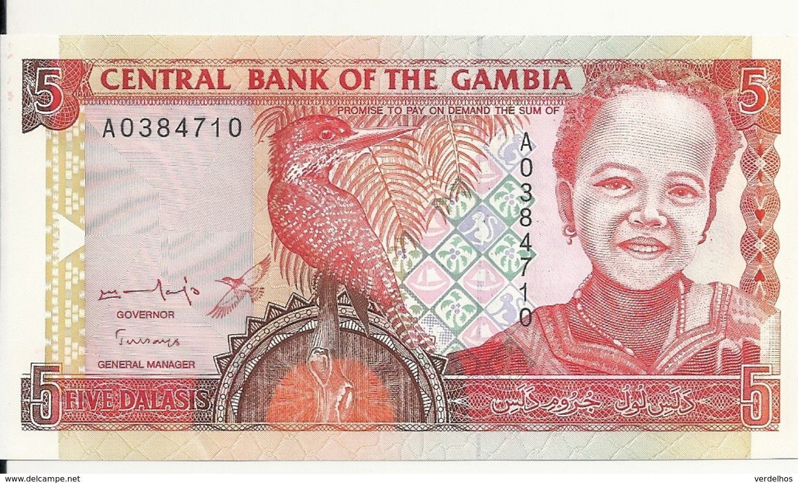 GAMBIE 5 DALASIS ND1996 UNC P 16 - Gambia