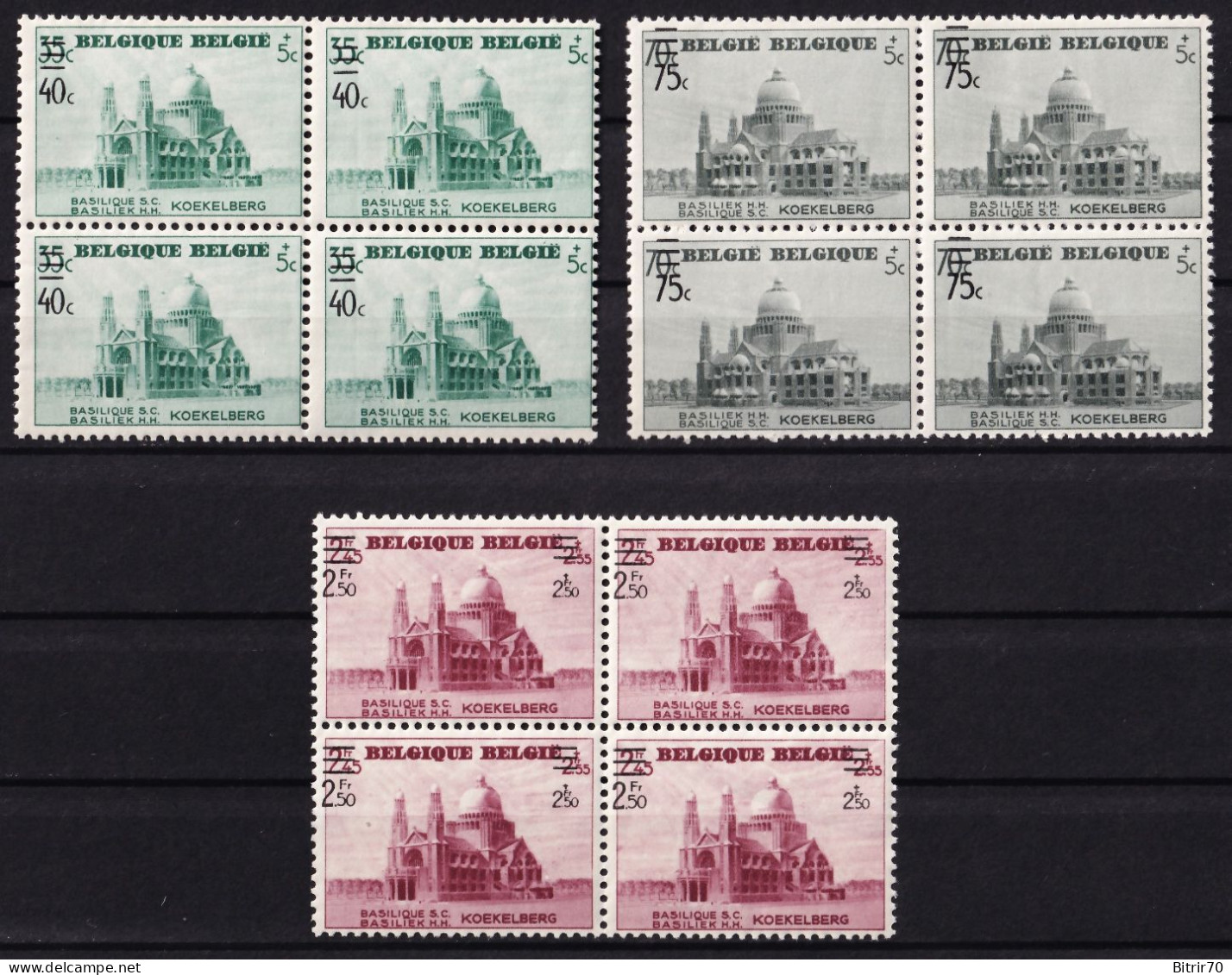 Belgica, 1938 Y&T. 481 / 483, MNH. - Ungebraucht