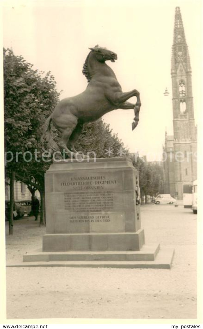 73707430 Wiesbaden Denkmal D. 1. Nassauischen Feldartillerie-Regiments Nr. 27 Or - Wiesbaden