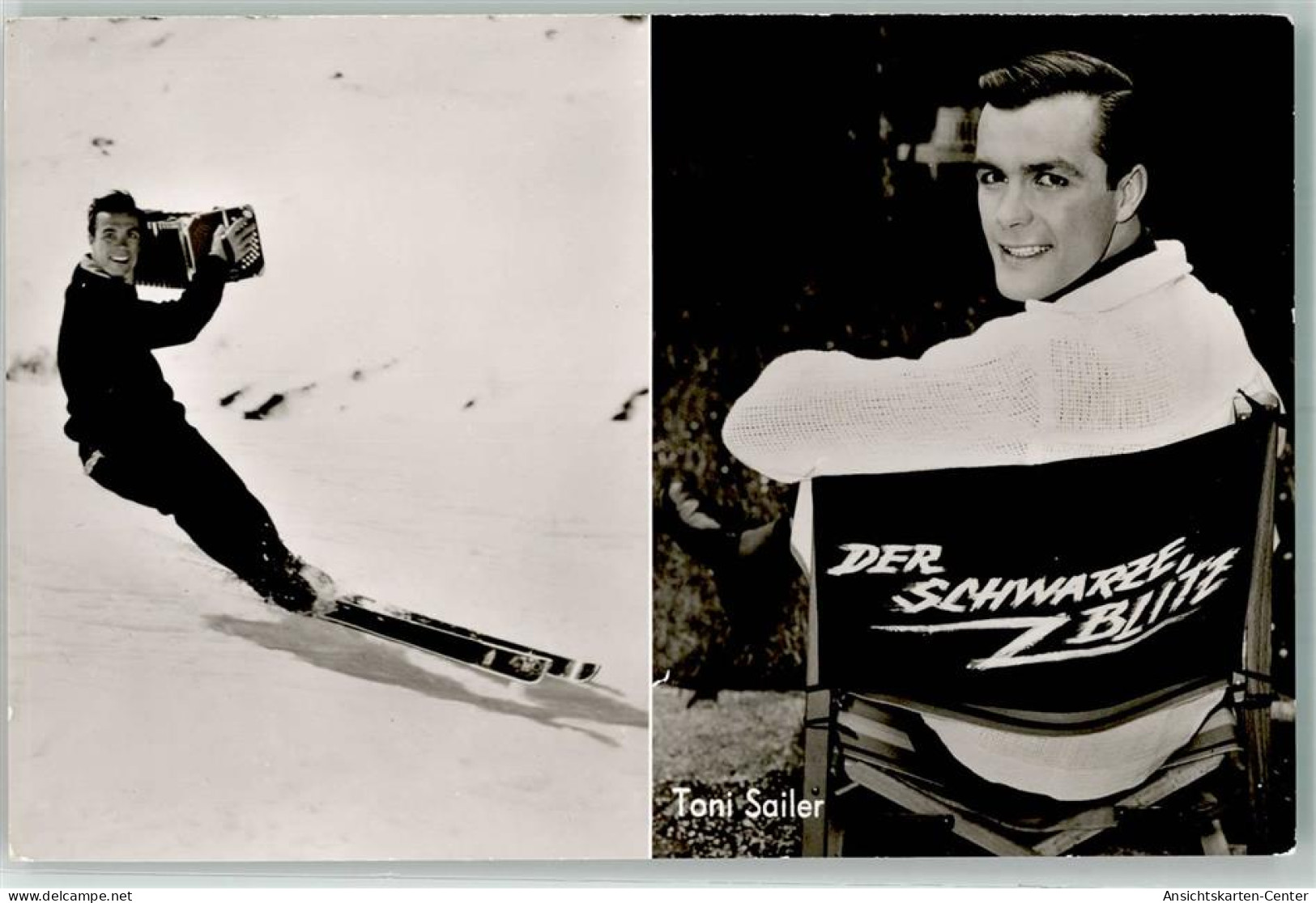 39623006 - Sailer Toni Quetschkommode Ski Der Schwarze Blitz - Actors