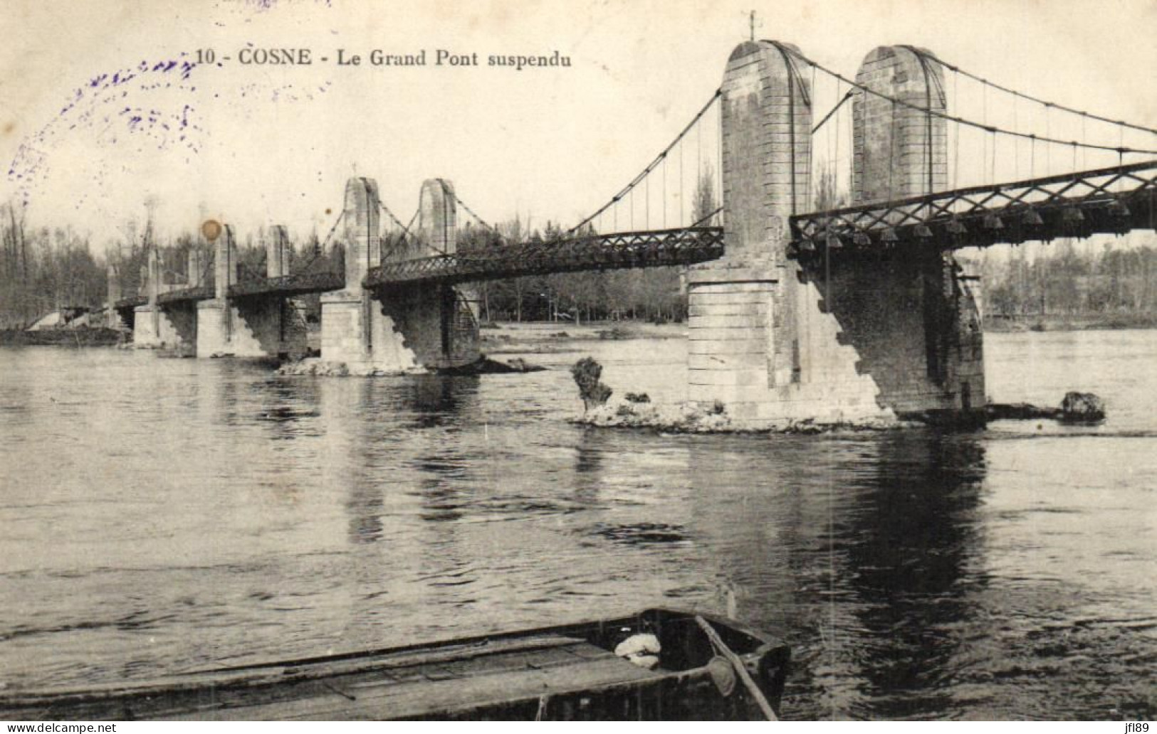 [58] Nièvre > Cosne Cours Sur Loire - Le Grand Pont Suspendu - 7314 - Cosne Cours Sur Loire