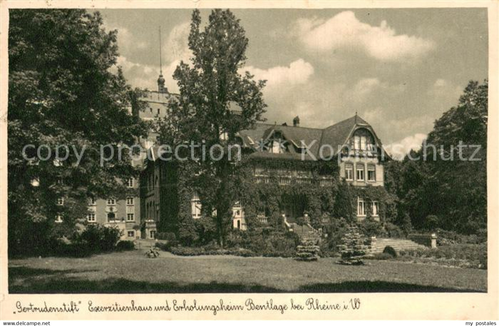 73707402 Bentlage Gertrudenstift Exerzitienhaus Und Erholungsheim  Bentlage - Rheine