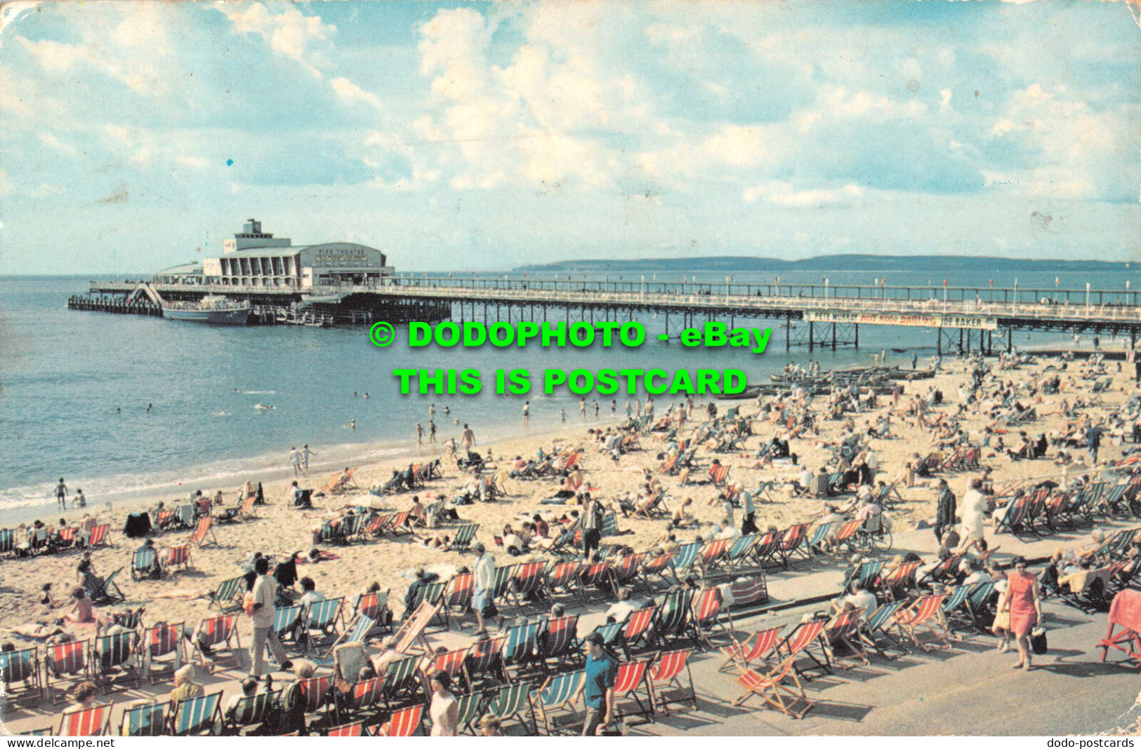 R551792 Pier And Beach. Bournemouth. Cotman Color Series. Jarrold. Bobbys Of Bou - Welt