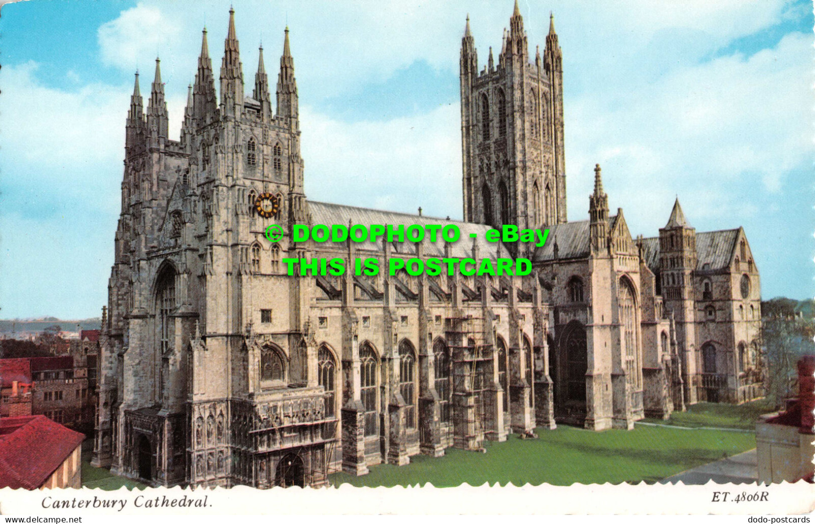 R551796 Canterbury Cathedral. ET. 4806R. Valentine. 1972 - Welt