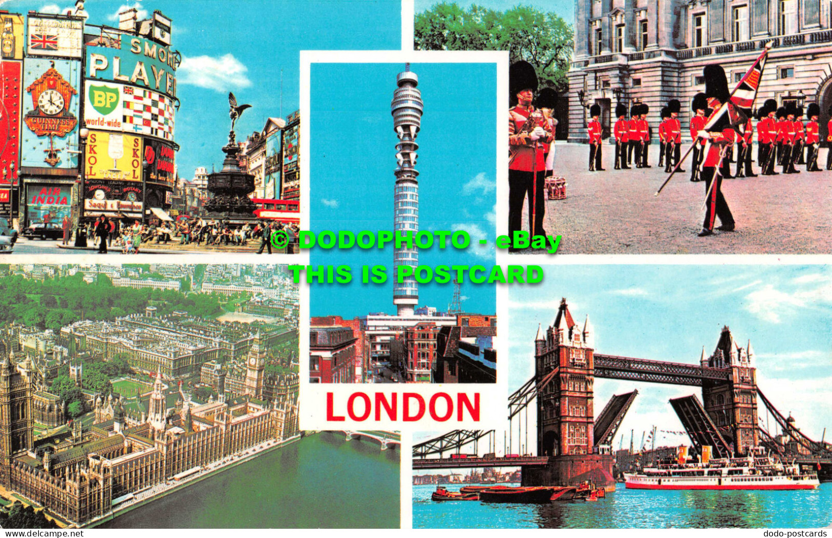 R551806 London. Natural Colour Series. Photographic Greeting Card. 1981. Multi V - Other & Unclassified