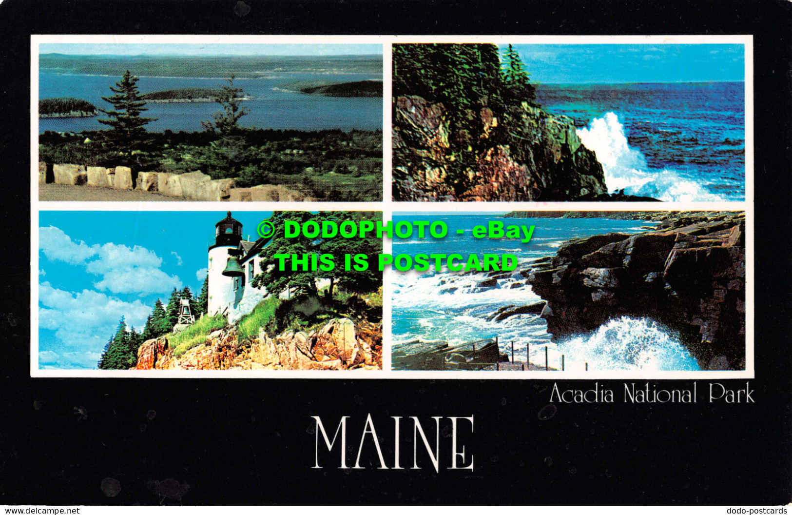 R551814 Maine. Acadia National Park. Paul A. Knaut Jr. Mike Roberts. Bromley And - Welt
