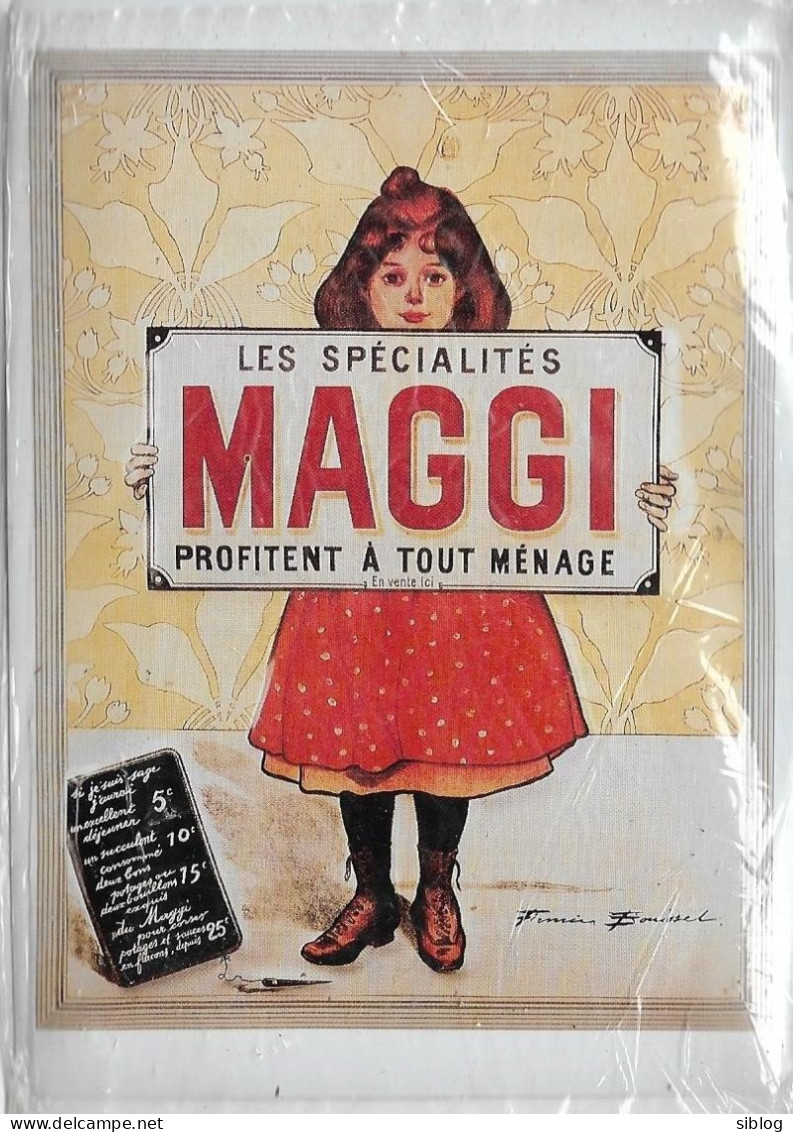 CARTE Métallique Dans Son Emballage- MAGGI - Ft 15 X 10 Cm - Advertising