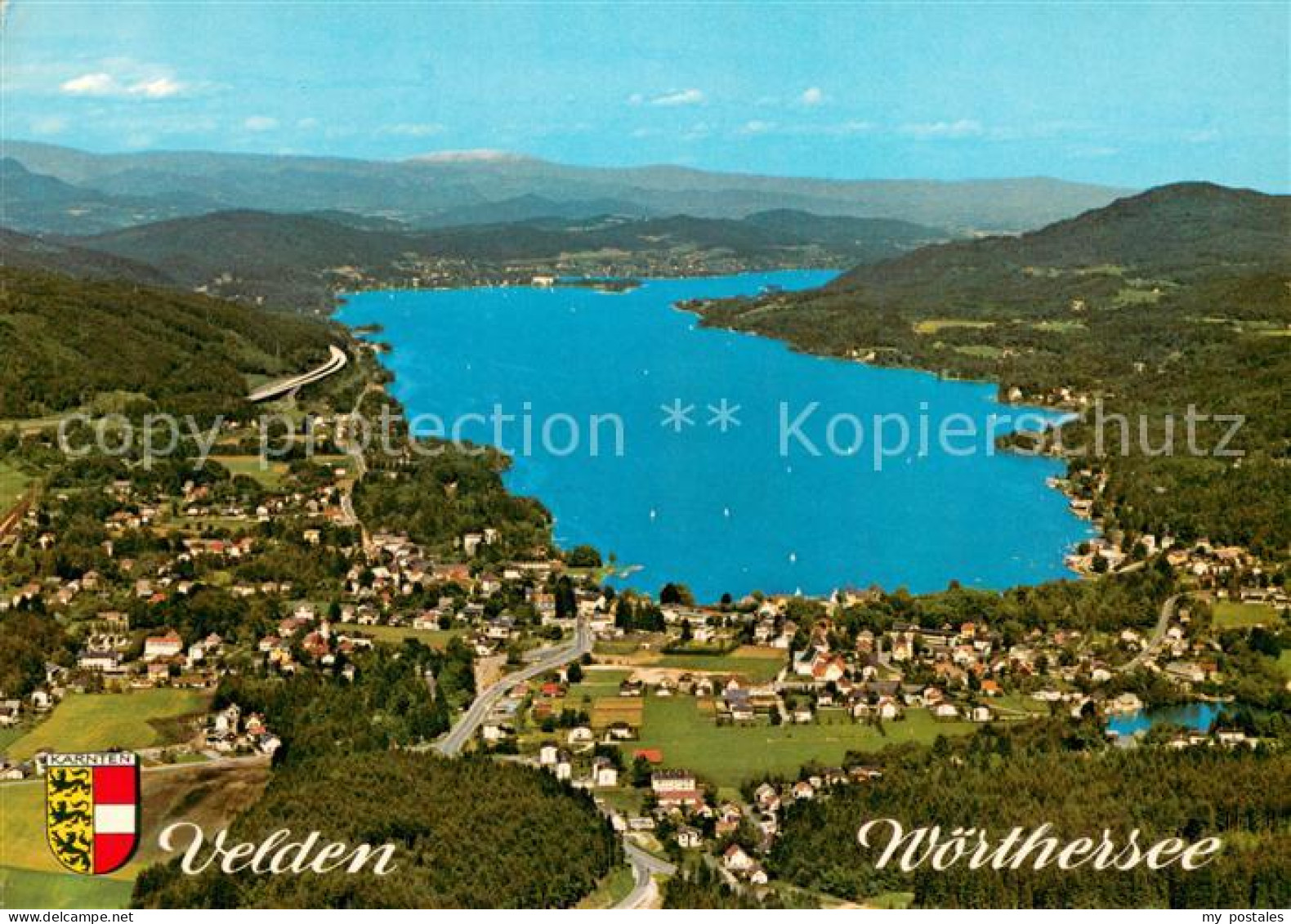 73707328 Velden Woerthersee Fliegeraufnahme Velden Woerthersee - Other & Unclassified