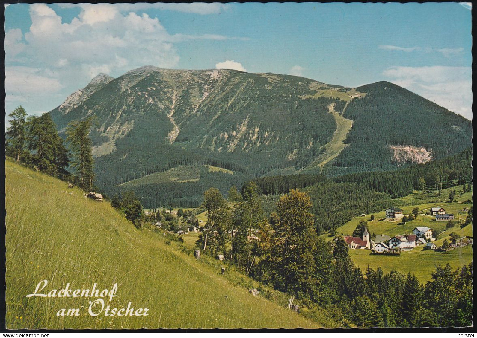 Austria - 3295 Lackenhof - Ötscher - Ortsansicht Mit Kirche - Scheibbs