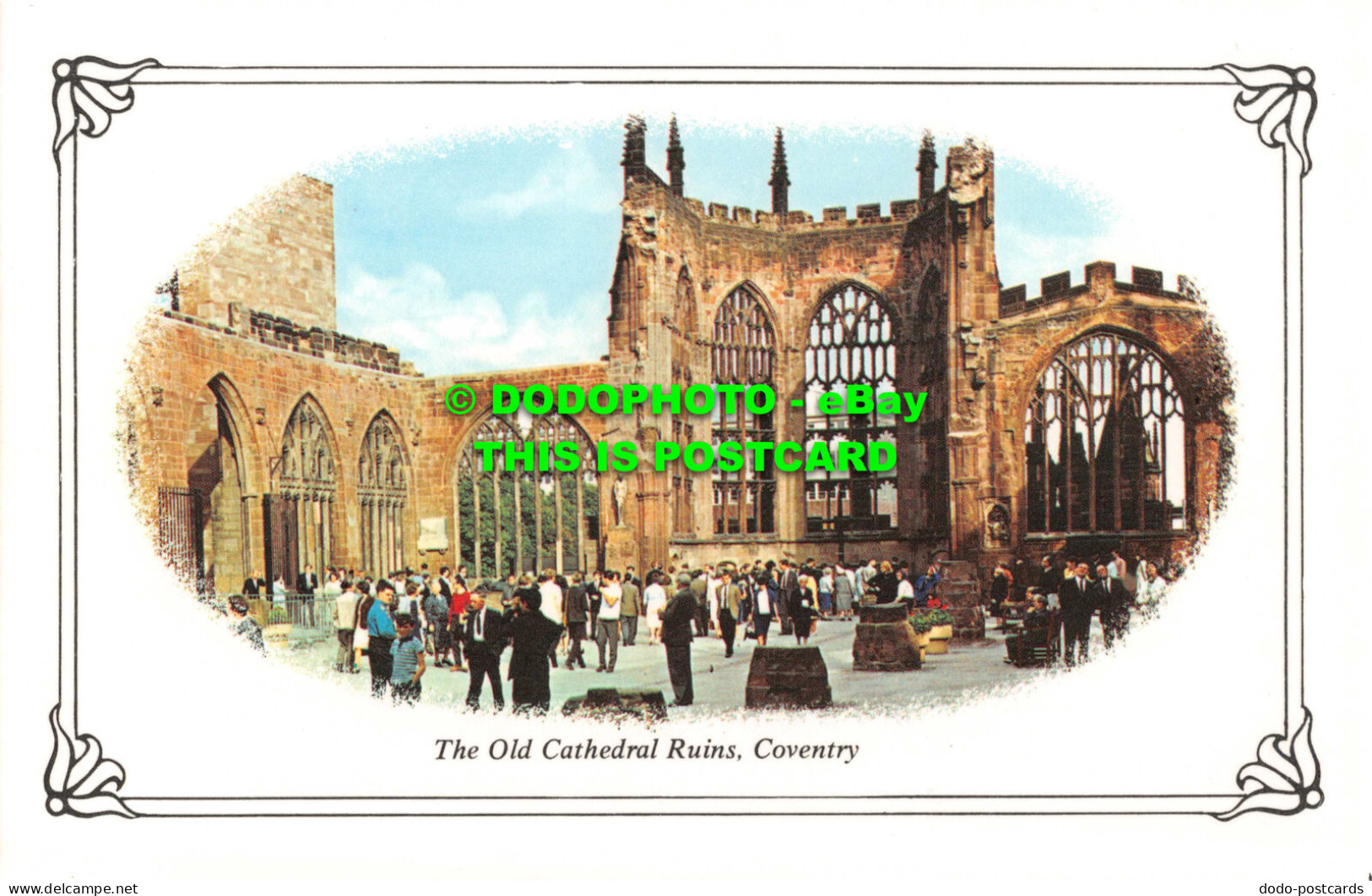 R551844 Old Cathedral Ruins. Coventry. Colourmaster International. Cameo. Precis - Monde