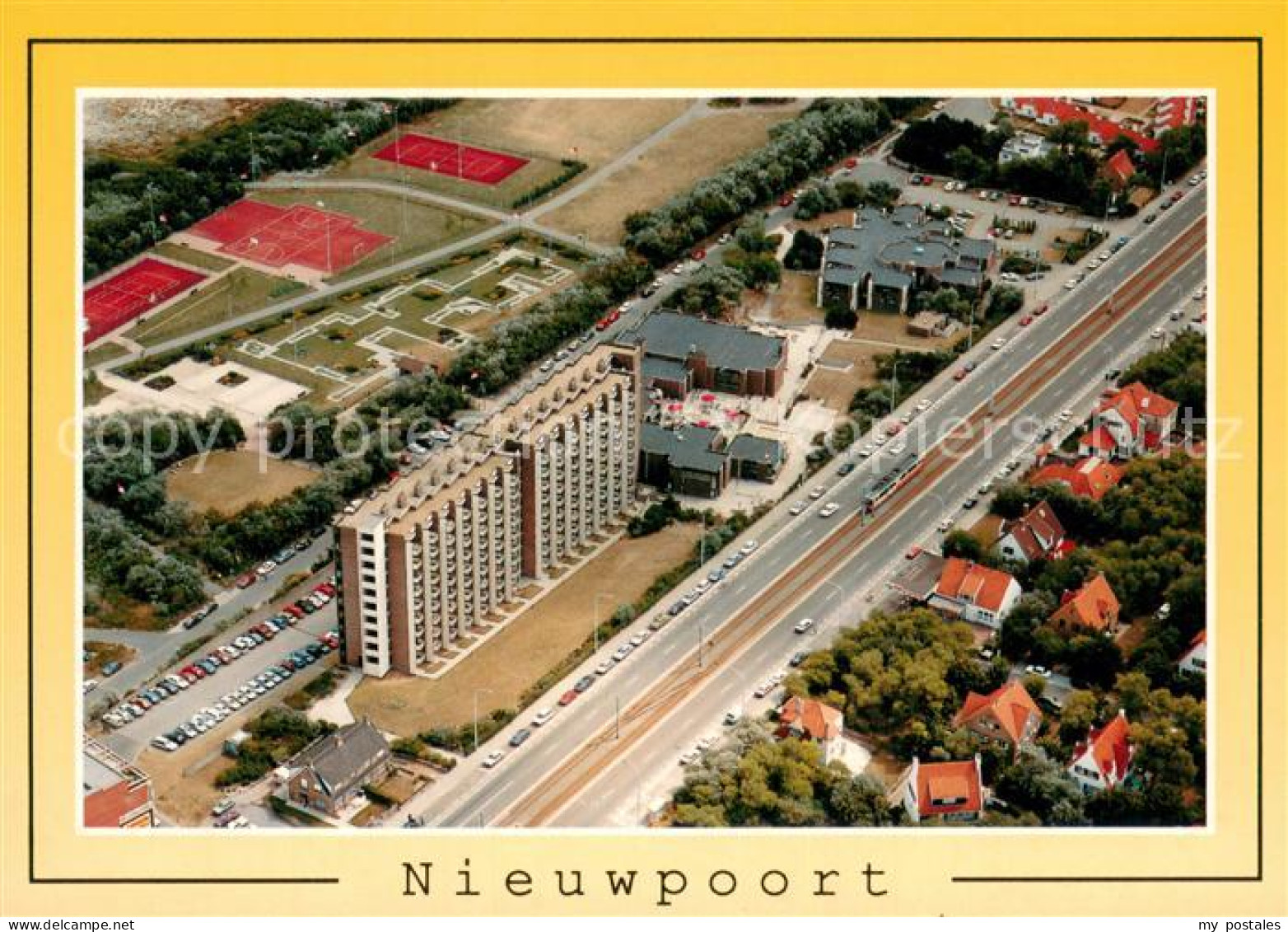 73707313 Nieuwpoort Flatcenter Floreal Fliegeraufnahme Nieuwpoort - Autres & Non Classés