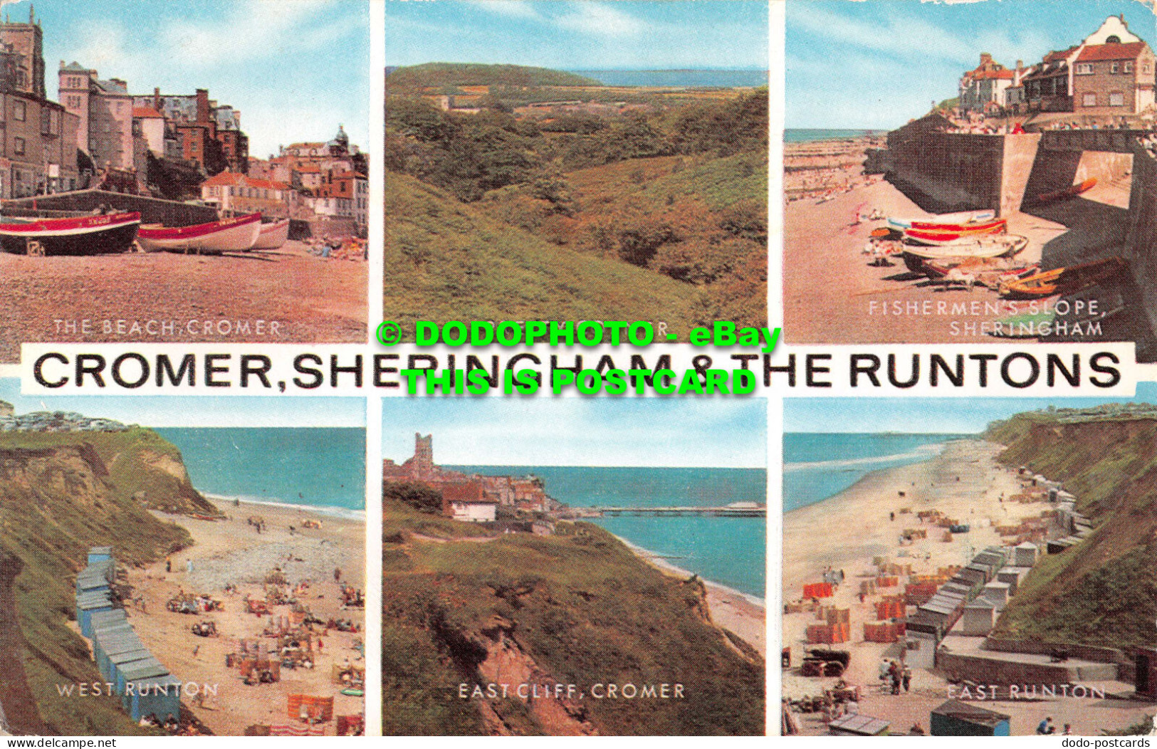 R551847 Cromer. Sheringham And Runtons. Salmon. 1970. Multi View - Monde