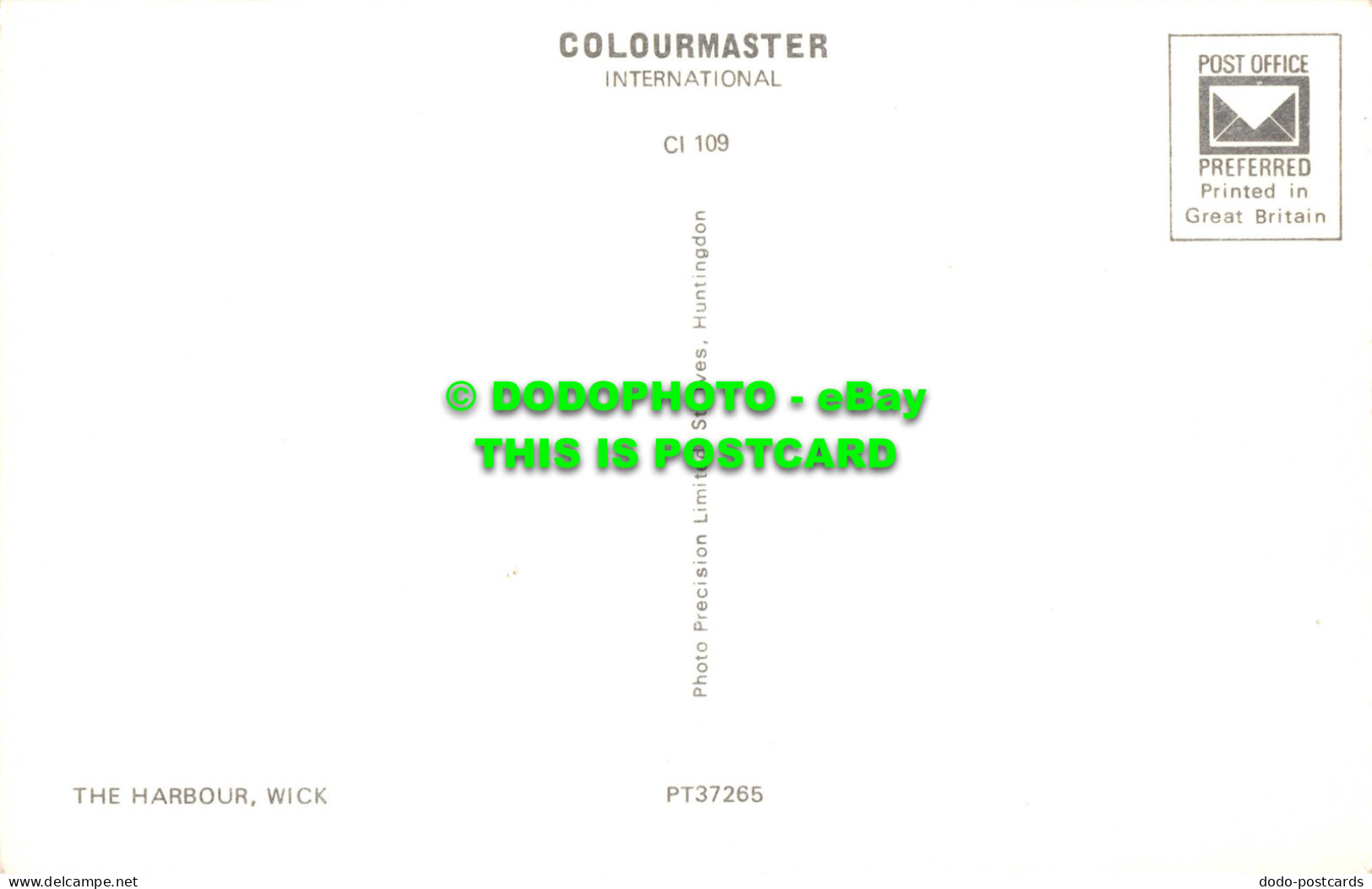 R551854 Harbour. Wick. Colourmaster International. Precision. PT37265 - Monde