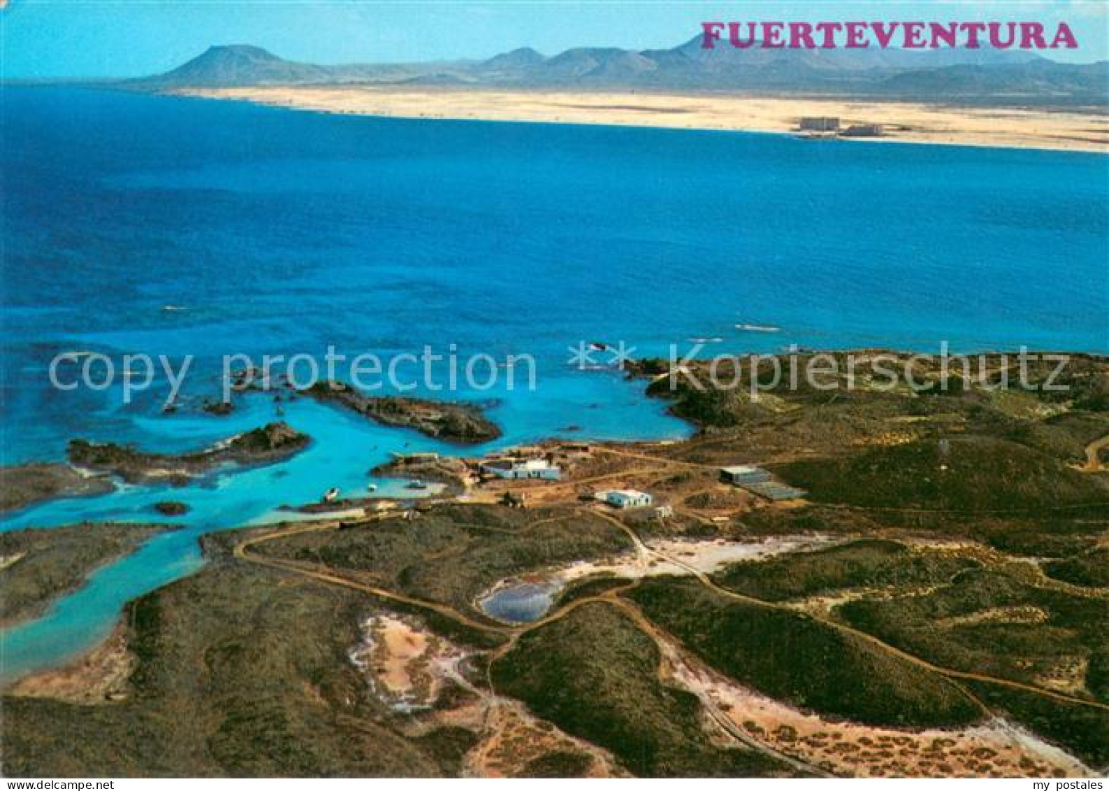 73707284 Fuerteventura Isla De Lobos Fliegeraufnahme  - Autres & Non Classés