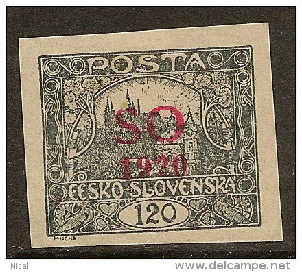 EAST SILESIA 1920 120h Black SG 17 HM IO21 - Ongebruikt