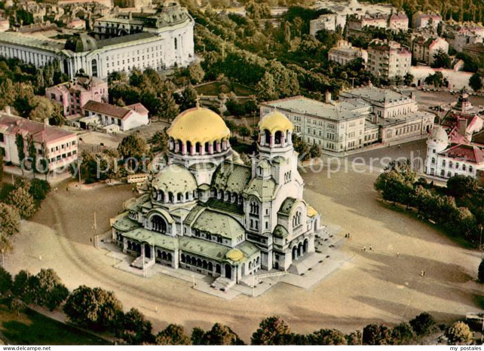 73707280 Sofia Sophia Der Dom Alexandar Newski Fliegeraufnahme Sofia Sophia - Bulgaria