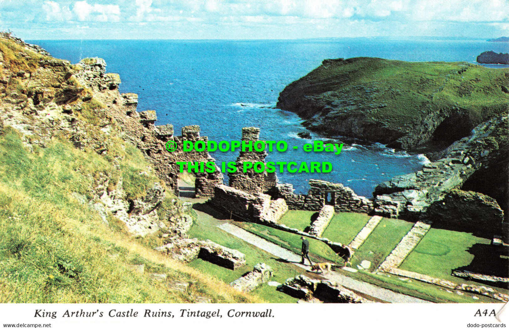 R551873 King Arthurs Castle Ruins. Tintagel. Cornwall. A4A. Harvey Barton - Monde