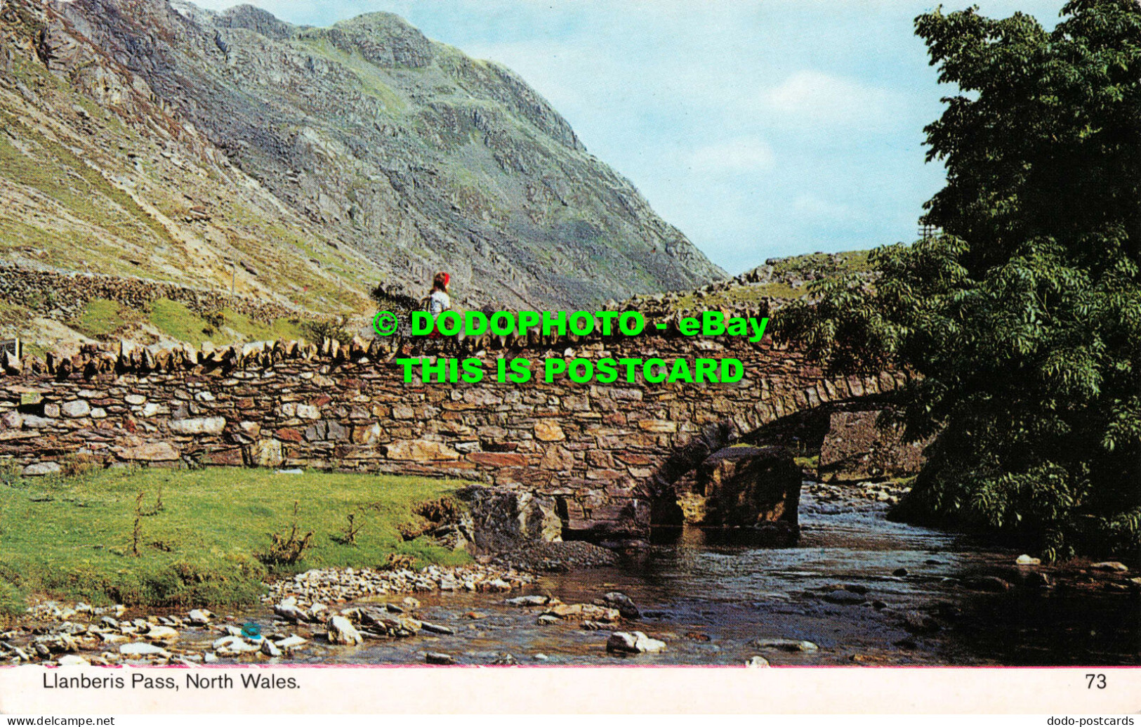 R551878 Llanberis Pass. North Wales. 73. Color Gloss View Series. Bamforth. 1976 - Monde