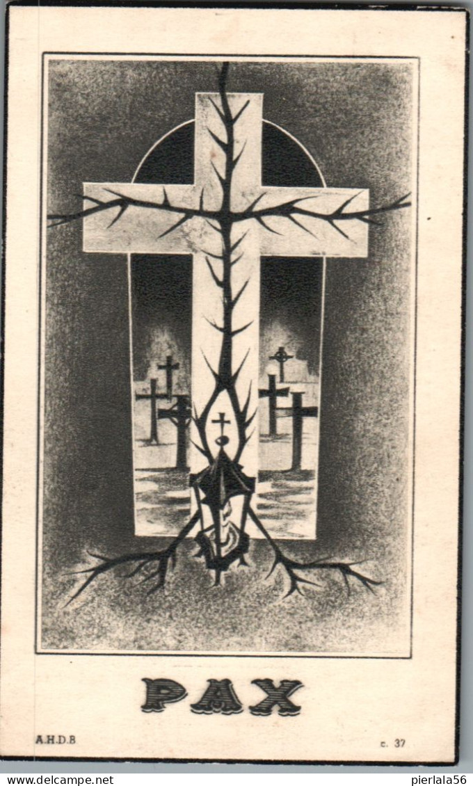 Bidprentje Langemark - Decaestecker Maria (1893-1958) - Imágenes Religiosas