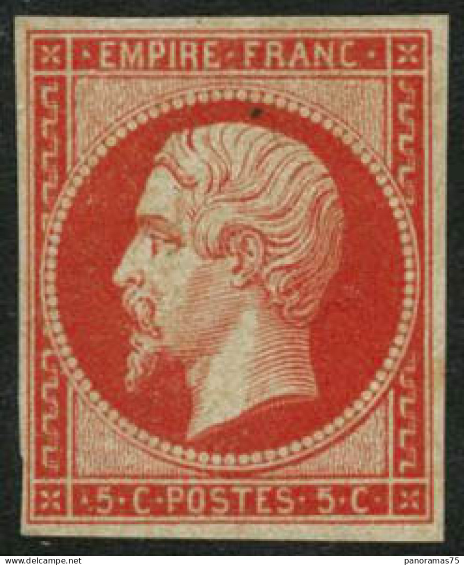 (*) N°12 5c Empire, Essai En Orange - TB - 1853-1860 Napoleon III