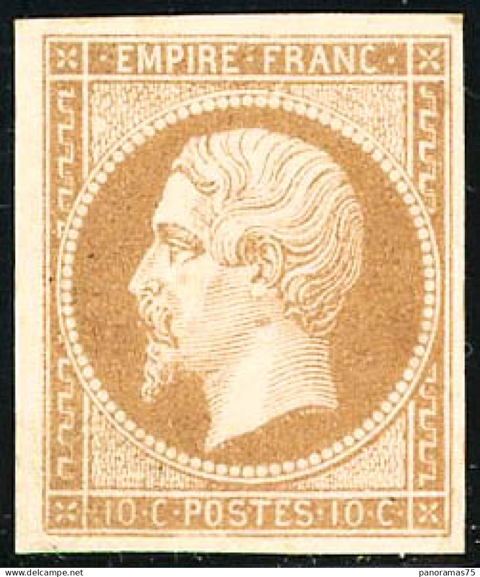 ** N°13B 10c Bistre, Type I - TB - 1853-1860 Napoleon III