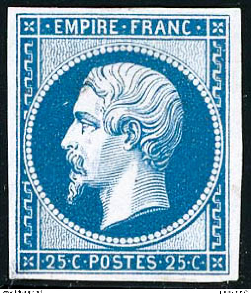** N°15c Bleu, Réimp - TB - 1853-1860 Napoleon III
