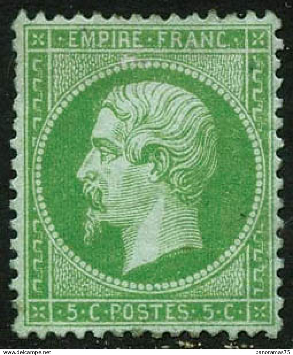 ** N°20 5c Vert - TB - 1862 Napoléon III.