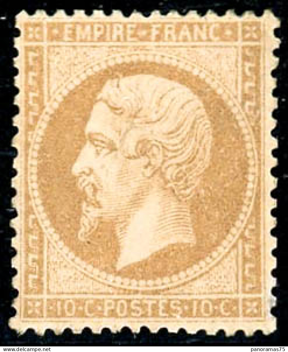 ** N°21 10c Bistre, Pièce De Luxe - TB - 1862 Napoléon III.