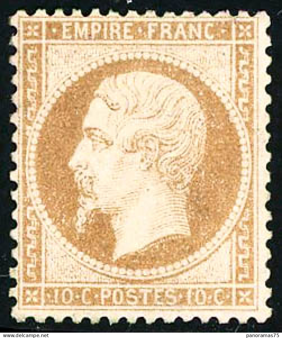 ** N°21 10c Bistre - TB - 1862 Napoléon III.