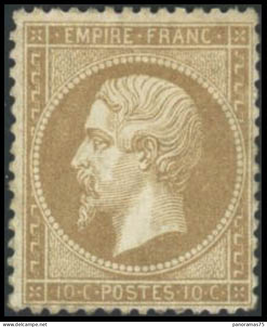 ** N°21 10c Bistre - TB - 1862 Napoléon III.