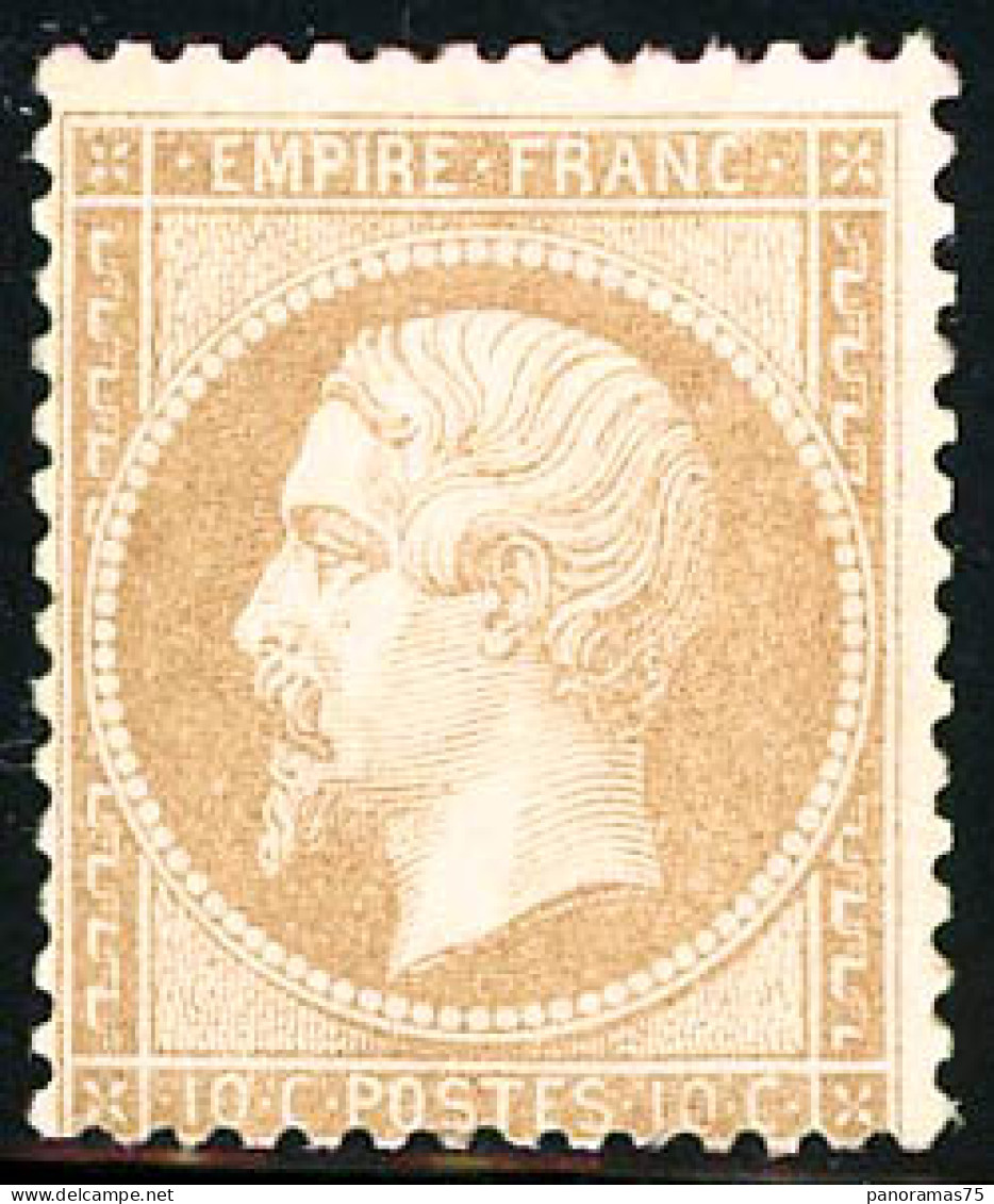 ** N°21 10c Bistre - TB - 1862 Napoleon III