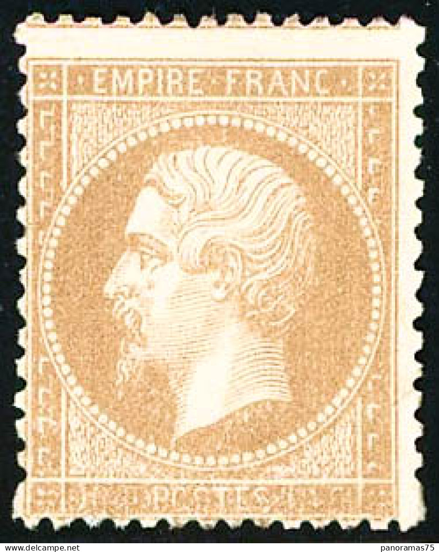 ** N°21 10c Bistre - TB - 1862 Napoleon III