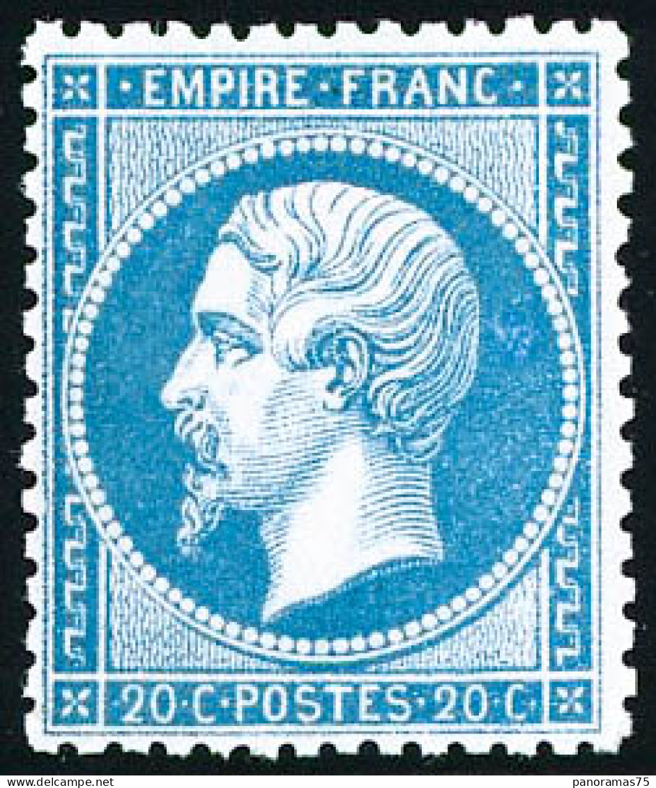 ** N°22 20c Bleu - TB - 1862 Napoléon III.