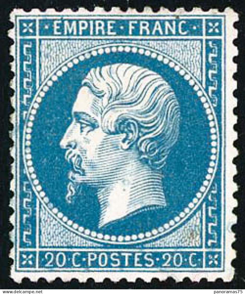 ** N°22 20c Bleu - TB - 1862 Napoléon III.