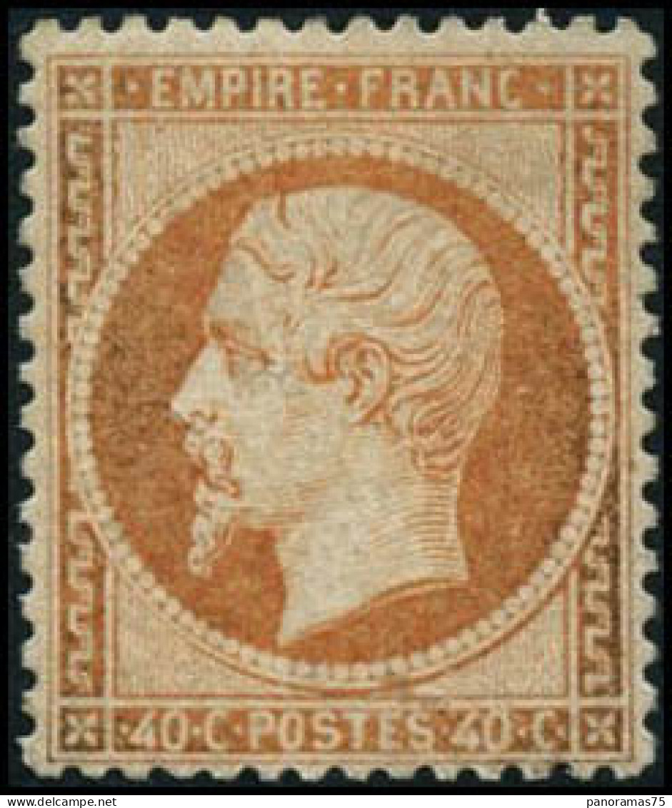 ** N°23 40c Orange, Pièce De Luxe  - TB - 1862 Napoleon III