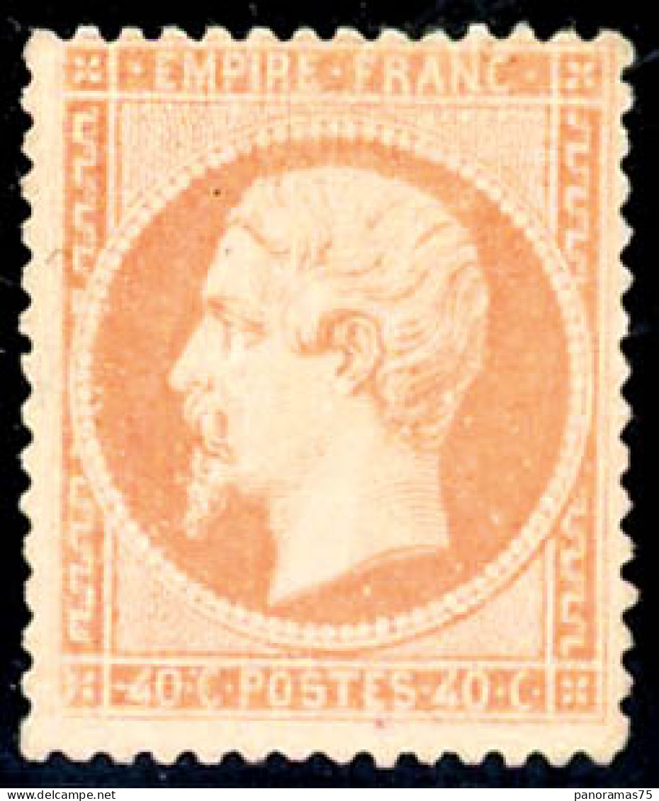 * N°23 40c Orange - TB - 1862 Napoléon III.