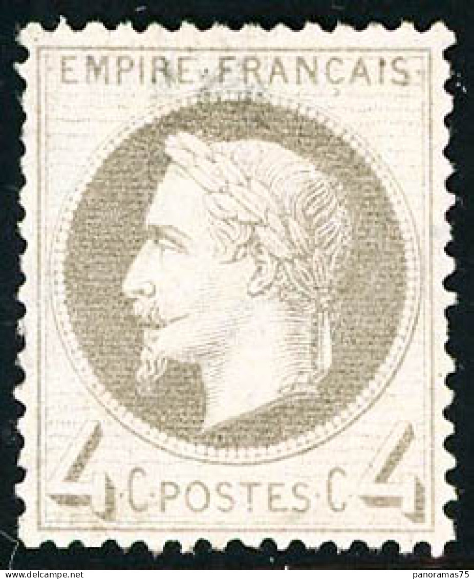 ** N°27B 4c Gris - TB - 1863-1870 Napoléon III Lauré