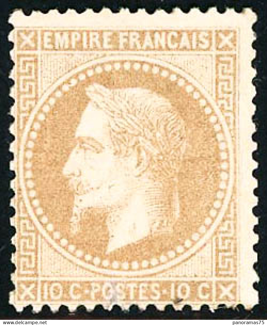 ** N°28B 10c Bistre, Type II - TB - 1863-1870 Napoléon III. Laure