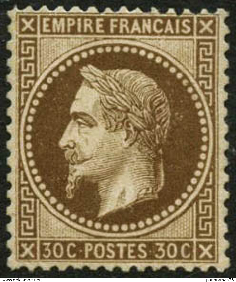 ** N°30 30c Brun - TB - 1863-1870 Napoléon III. Laure