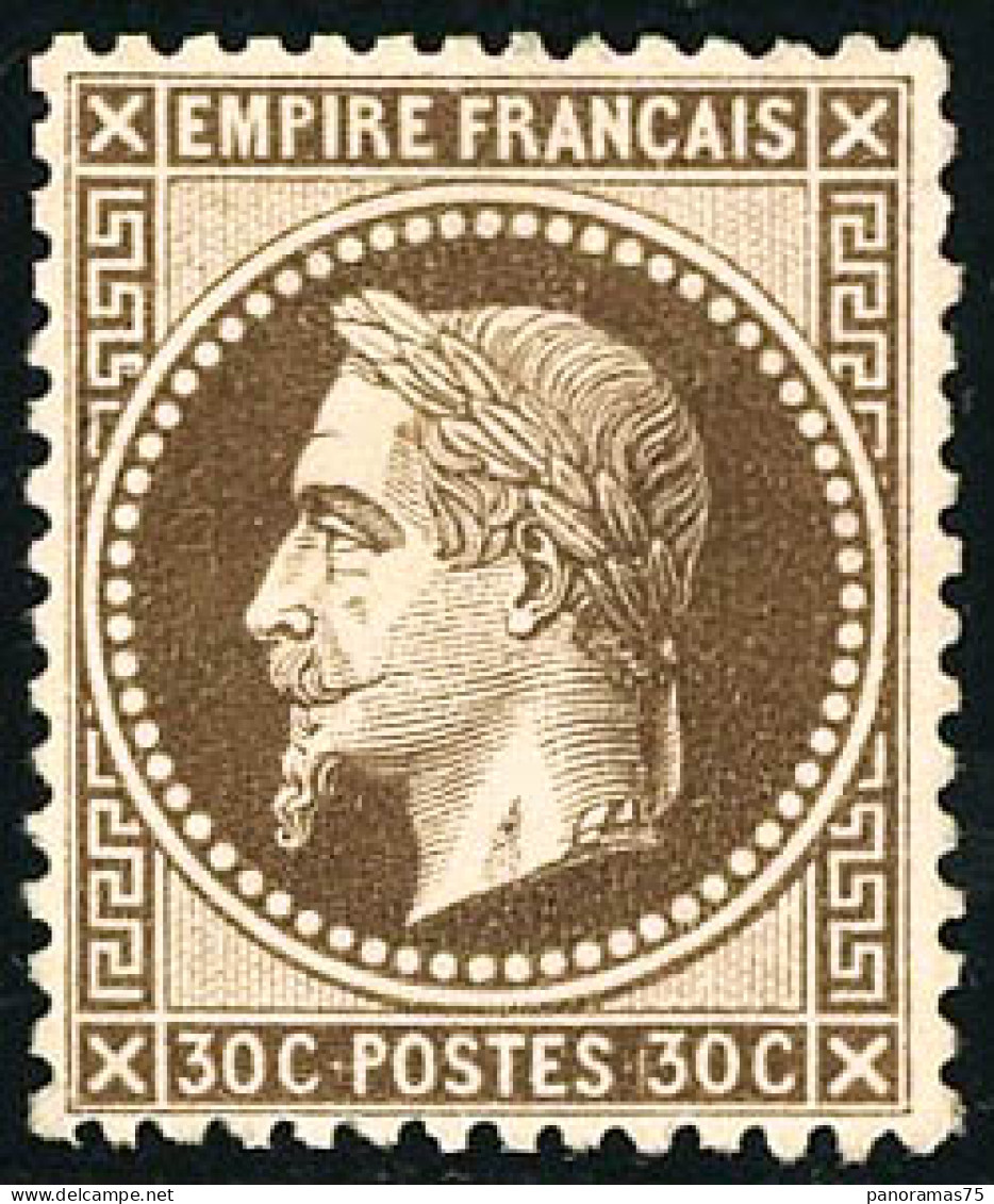 ** N°30 30c Brun, Signé Lemaire - TB - 1863-1870 Napoléon III. Laure