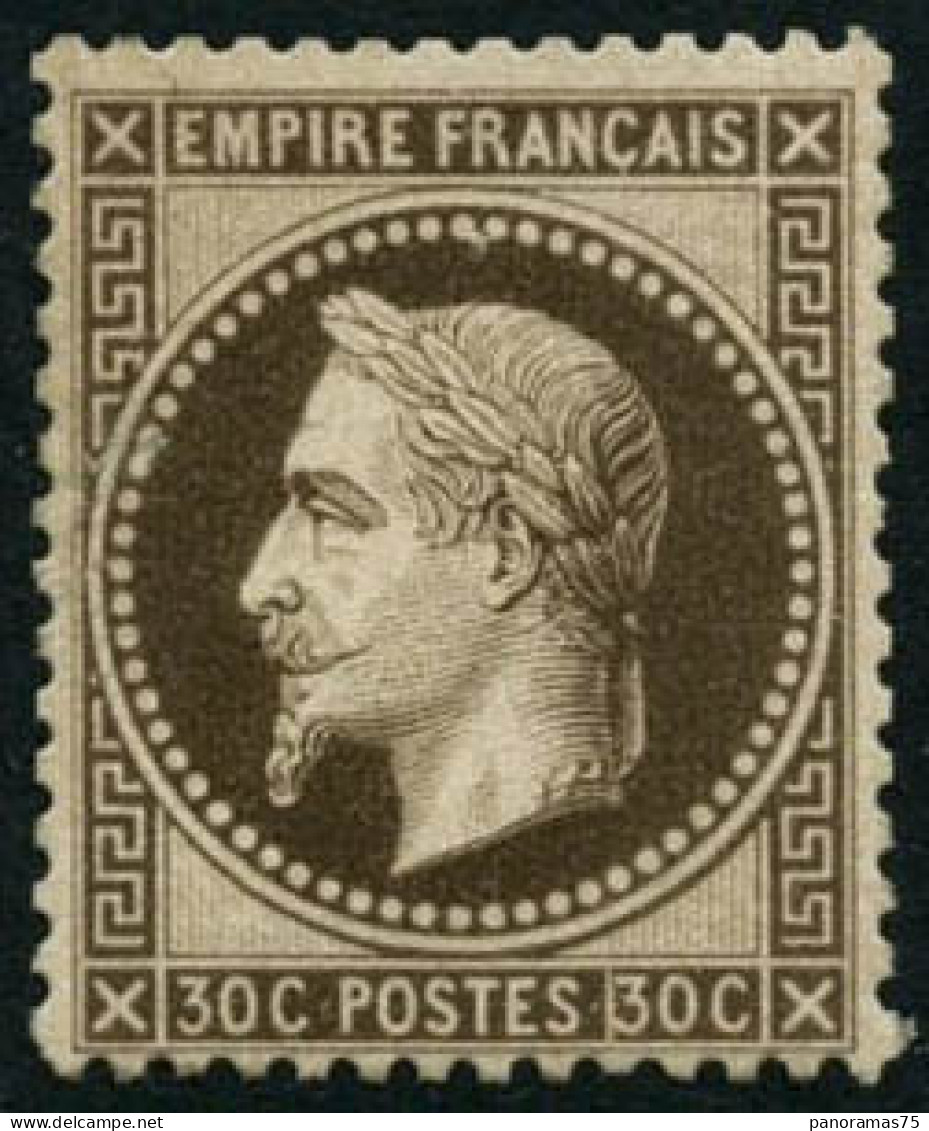 ** N°30b 30c Brun-noir - TB - 1863-1870 Napoleon III With Laurels