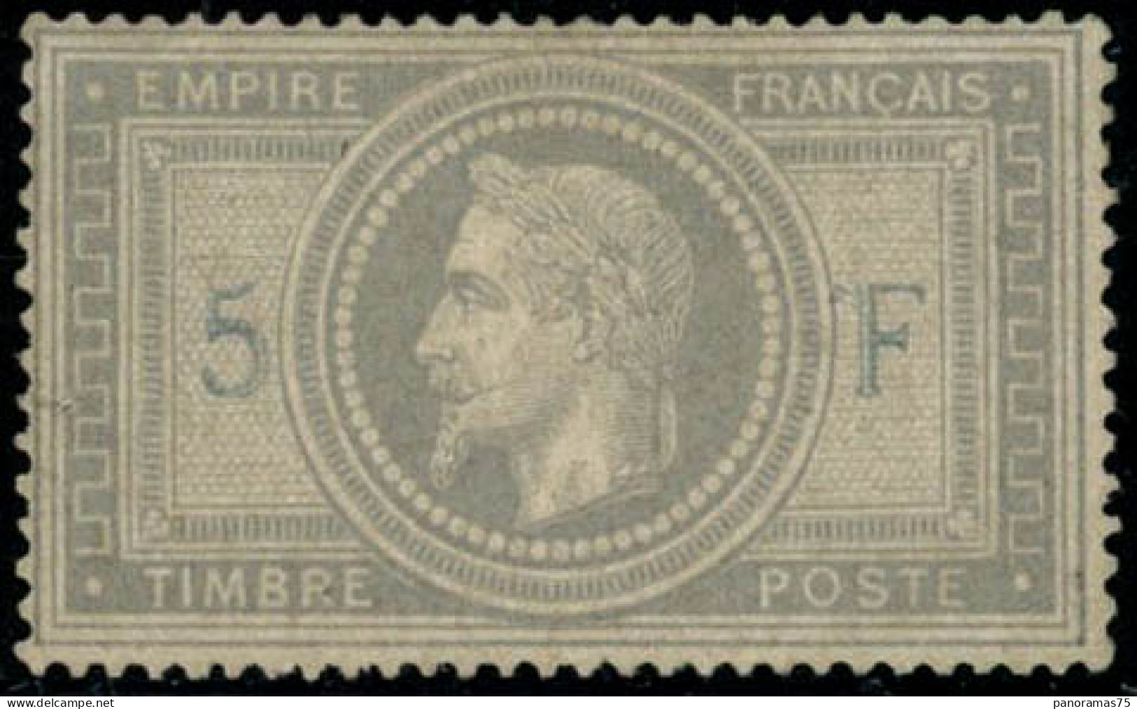 * N°33 5F Empire, Quasi SC Plusieurs Signatures Dont Roumet - TB - 1863-1870 Napoleon III With Laurels