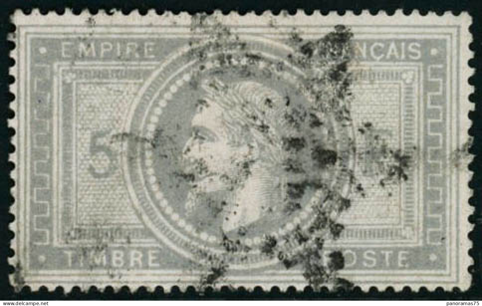 Obl. N°33 5F Empire - TB - 1863-1870 Napoléon III. Laure