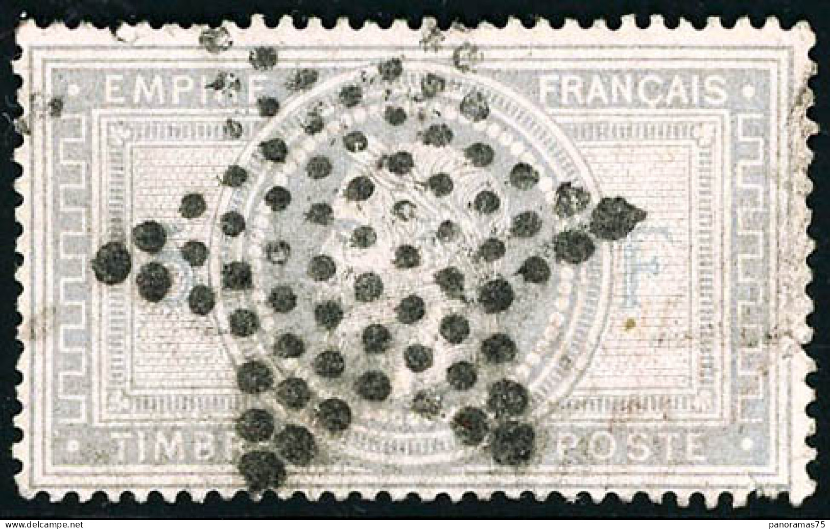 Obl. N°33 5F Empire, Qualité Standard - B - 1863-1870 Napoléon III. Laure
