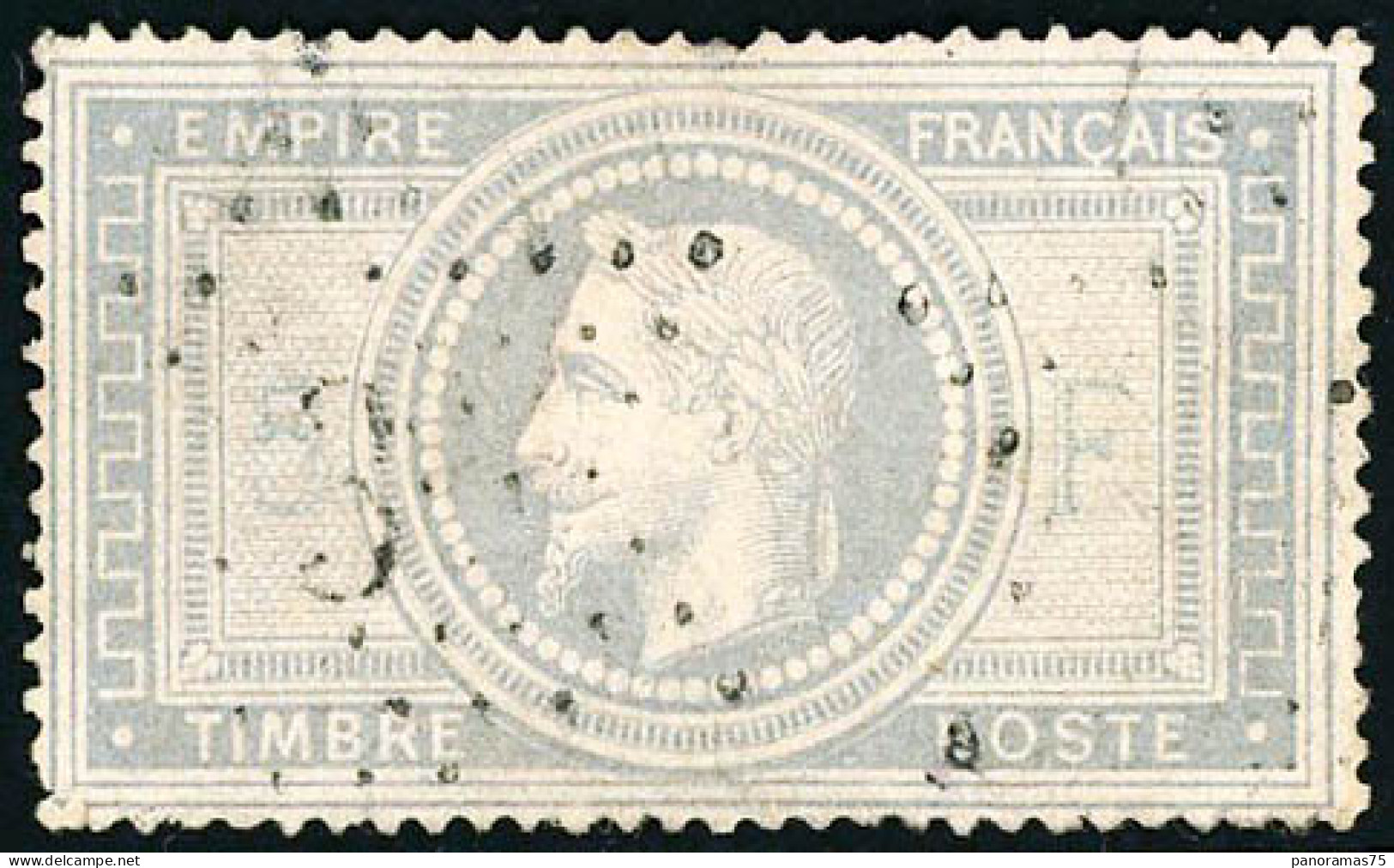 Obl. N°33 5F Empire, Qualité Standard - B - 1863-1870 Napoleon III With Laurels