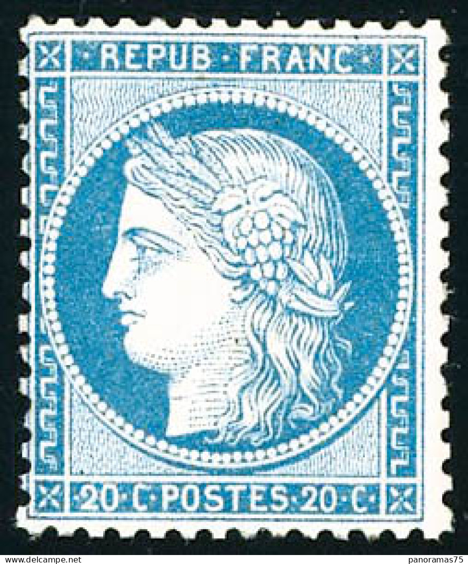 ** N°37 20c Bleu - TB - 1870 Beleg Van Parijs