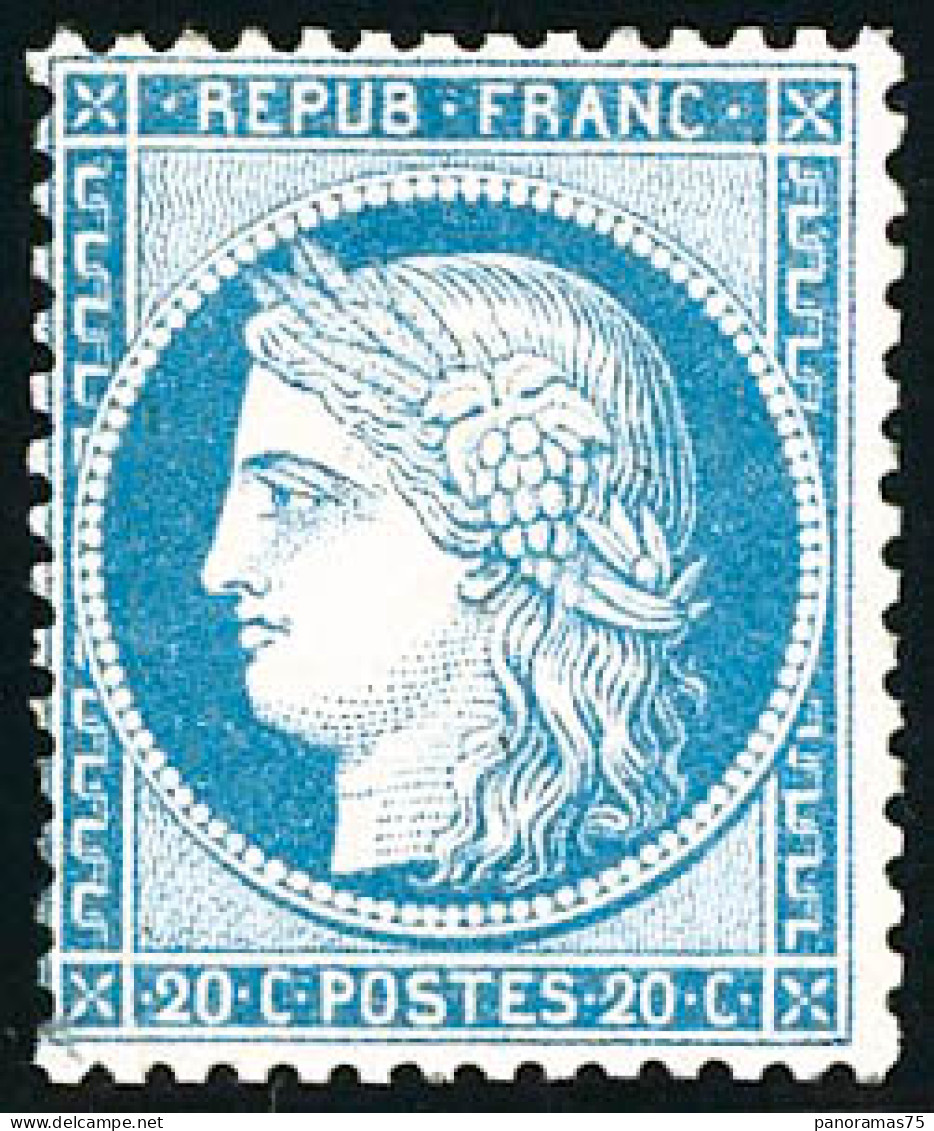 ** N°37 20c Bleu - TB - 1870 Asedio De Paris